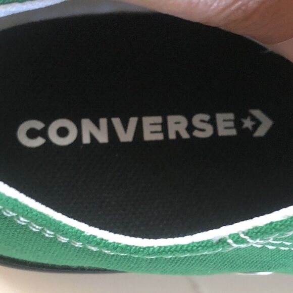 CONVERSE ALL STAR Amazon Green Canvas Low Top Sneakers Youth Size 2 - 20.5 CM - Picture 5 of 9